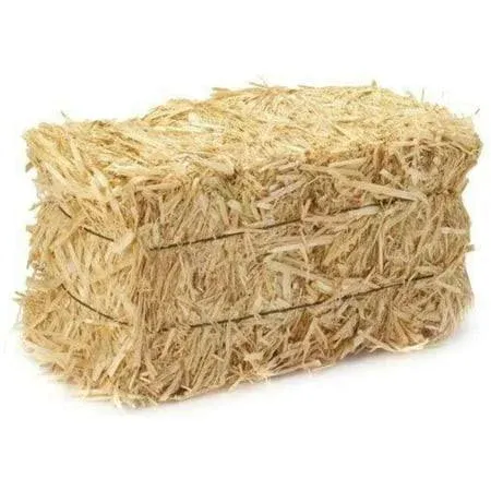 Home and Country USA Real Full Size Straw Bale, 35" x 19" 12", for: Autumn Fall Decorations, Bedding, Over Seeding,