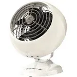 Vornado VFAN Mini Classic Vintage Air Circulator Fan, White