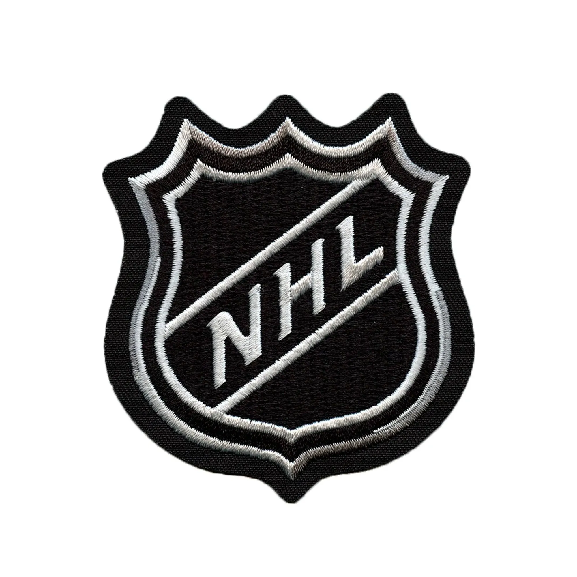 NHL Official National Hockey League Shield Logo Patch, Black