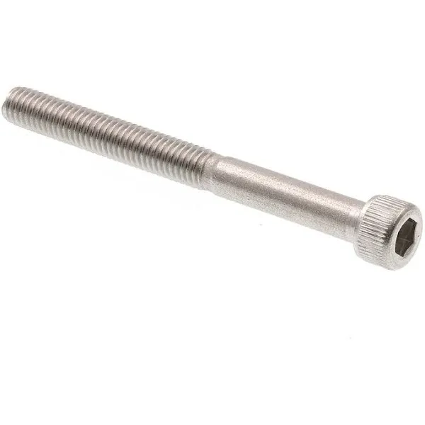 Socket Head Cap Screw Allen Drive #10-32 X 2in Grade 18-8 Stainless Steel 10PK