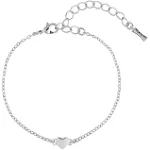 Ted Baker Silver Tiny Heart Bracelet