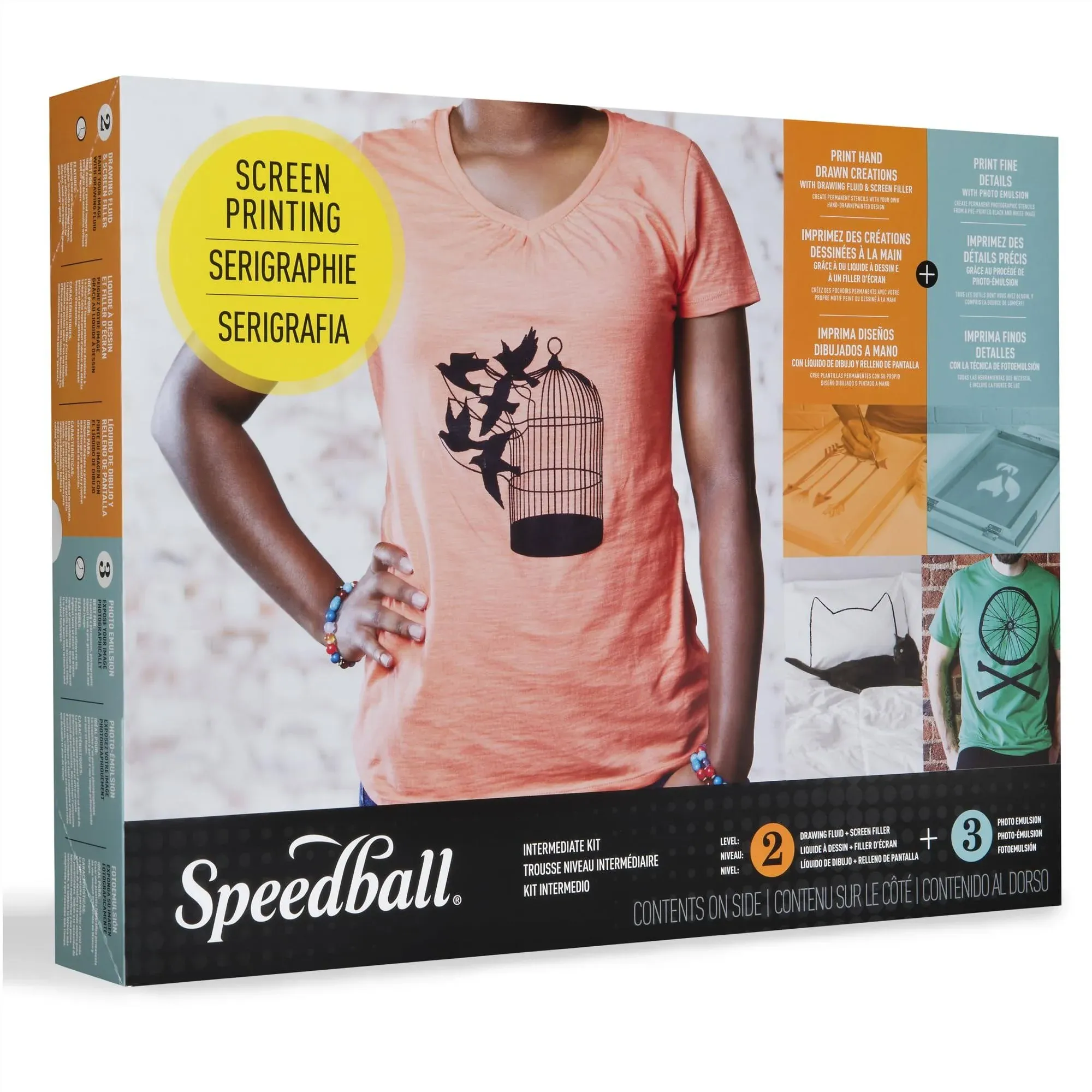 Speedball intermediate Fabric Screen Printing Kit Level 2 Fluid Level 3 Photo