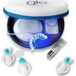 GLO Science — GLO Classic Brilliant Teeth Whitening Device Kit w/Patented Warming Mouthpiece and Blue LED Light Technology — Designed for Sensitive Teeth, White Device