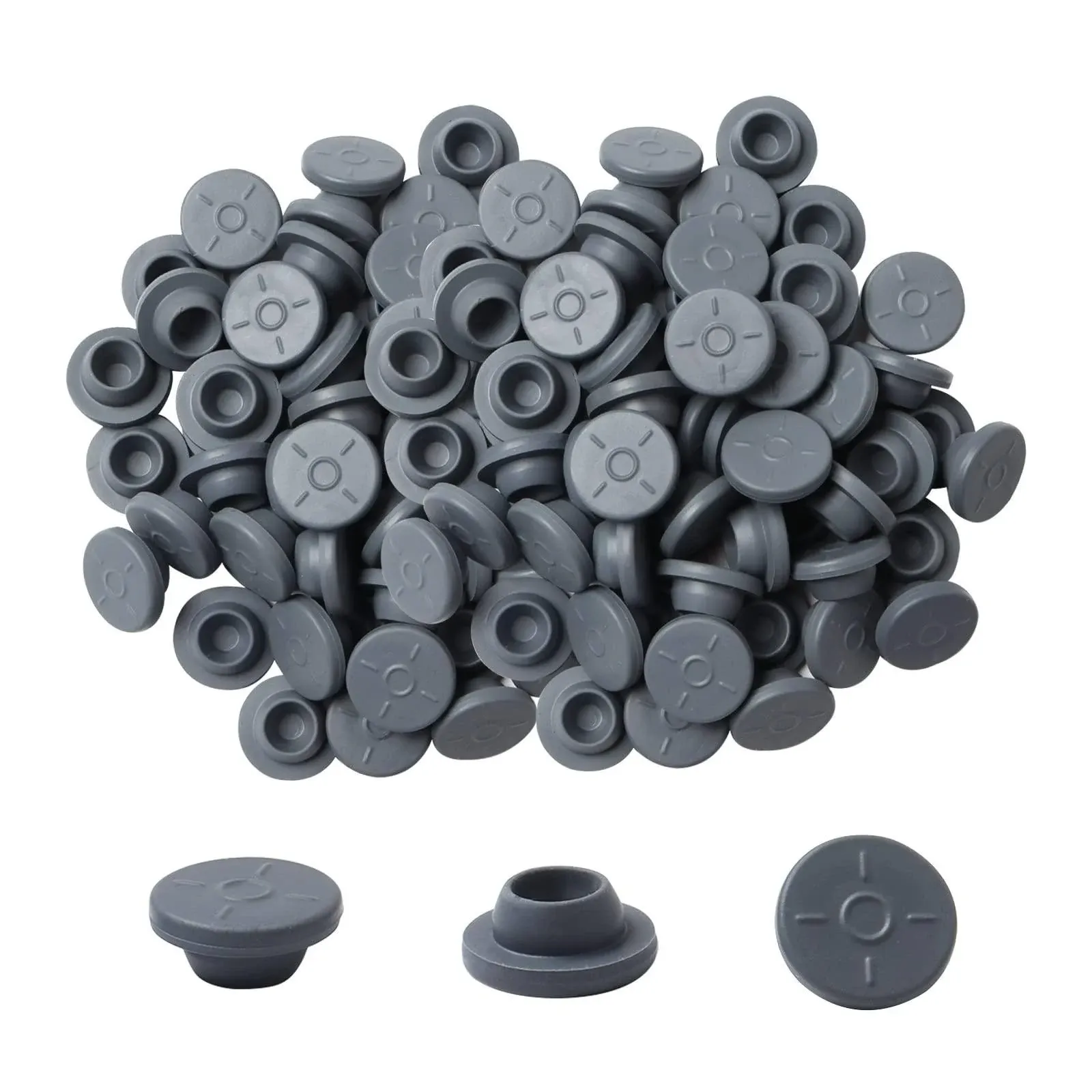 Ira Pollitt 20mm Vial Rubber Stoppers Mushroom Self Healing Rubber Injection ...