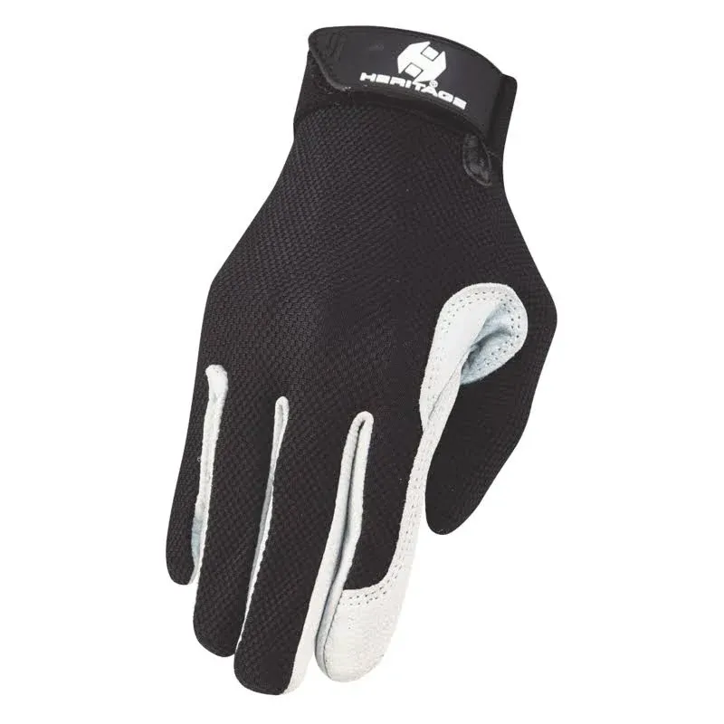 Heritage Tackified Black/White Performance Glove - 7