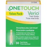 OneTouch Verio Test Strips - 30 Count