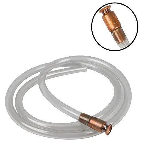 The Original Safety Siphon 6 Foot Hose For Gasoline And More - 3/4&#034; Valve Sip...