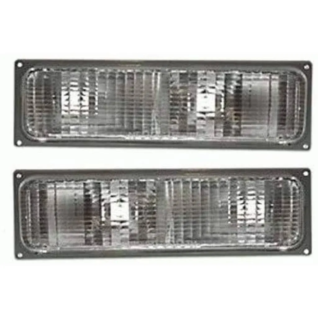 Fits 1988-1993 Chevy C1500/2500/350<wbr/>0 Parking/Signal Light Pair Composite