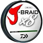 Daiwa J-Braid X8 Braided Line 330 Yards Dark Green