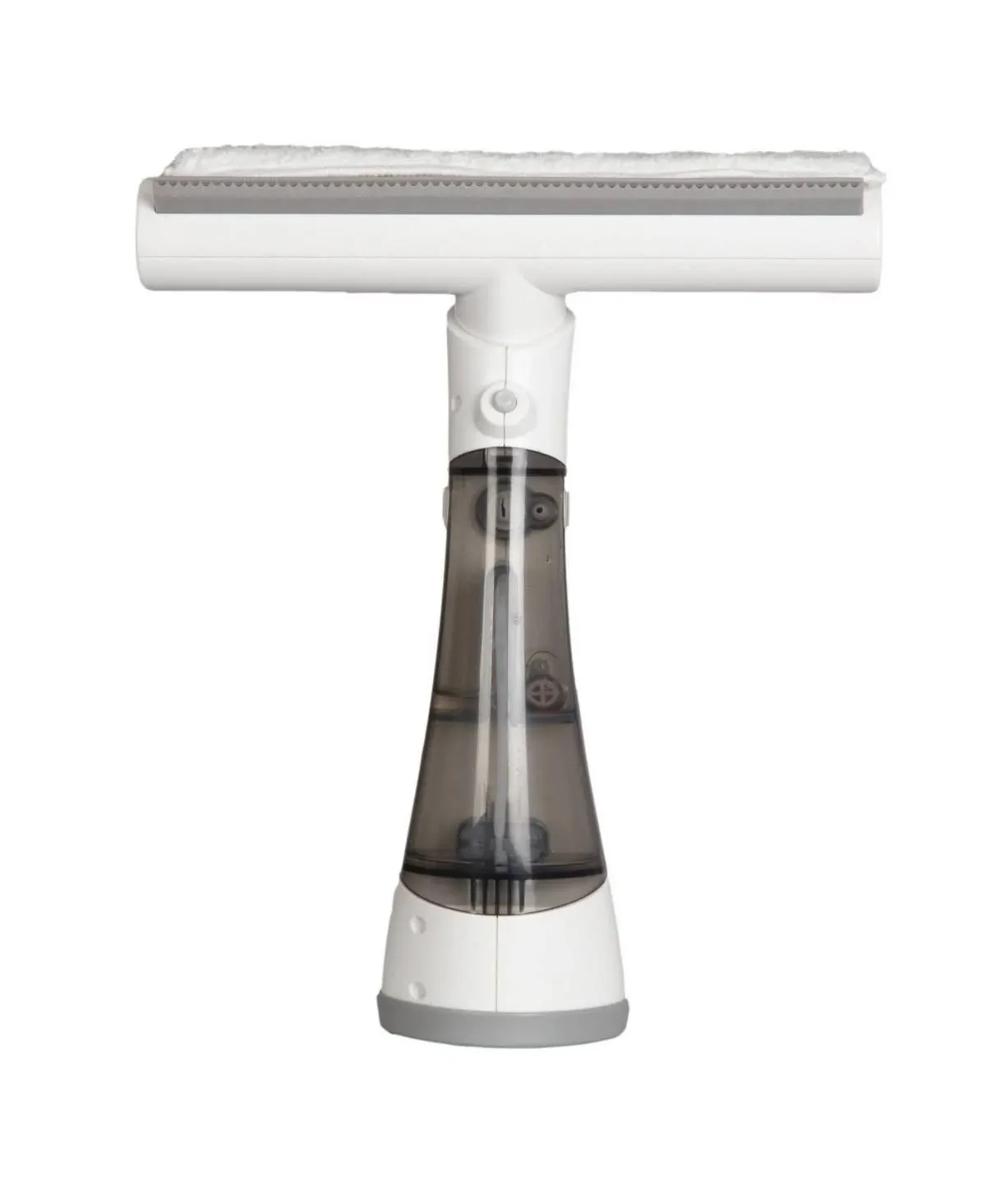 Extendable Electric Window Squeegee Cleaner with Vacuum Suction, for Mirrors, Windows, and Tiles, Rechargeable, White, Ewbank WC305