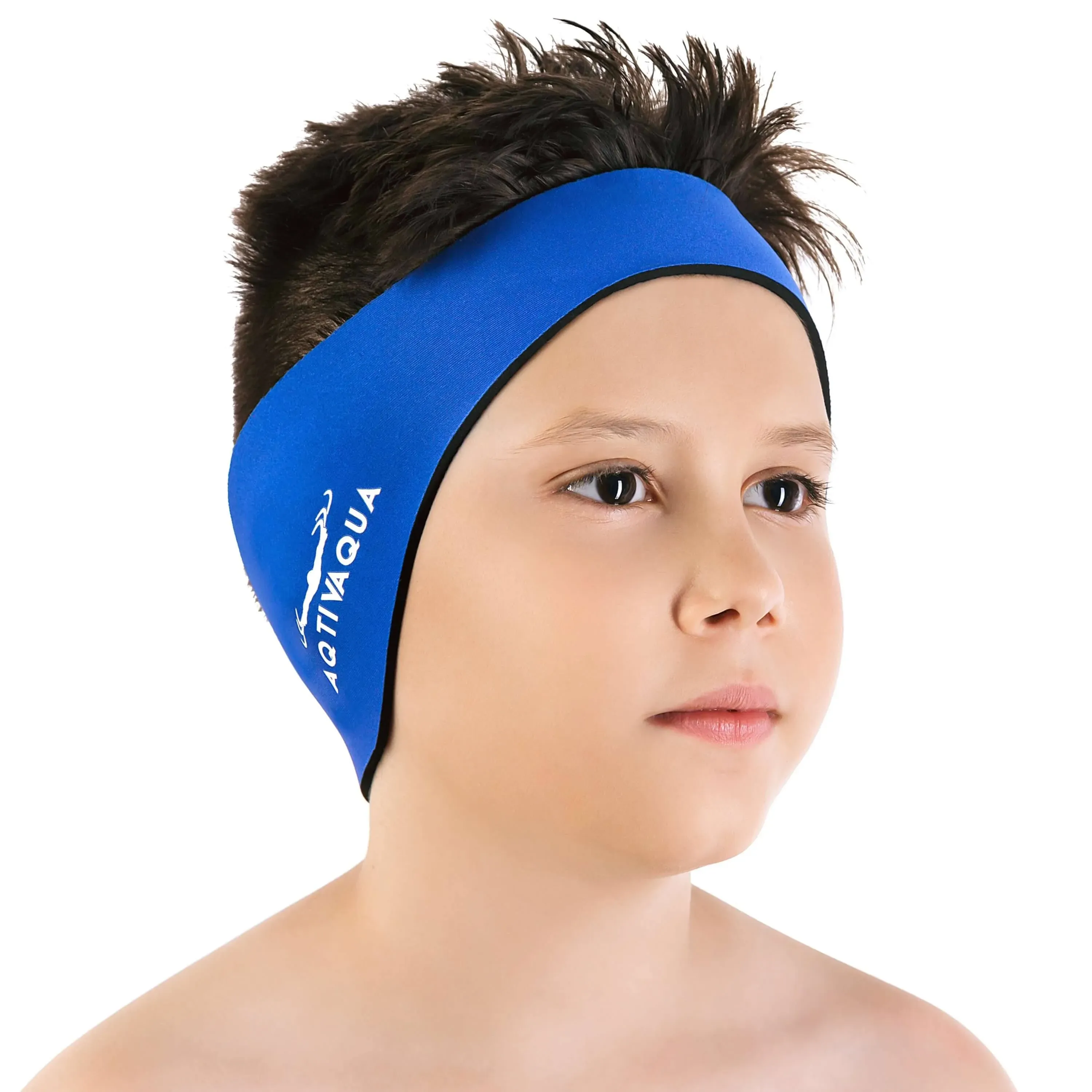 AQTIVAQUA Neoprene Swimming Headband - Ear Protection & Hair Guard for Swimmers