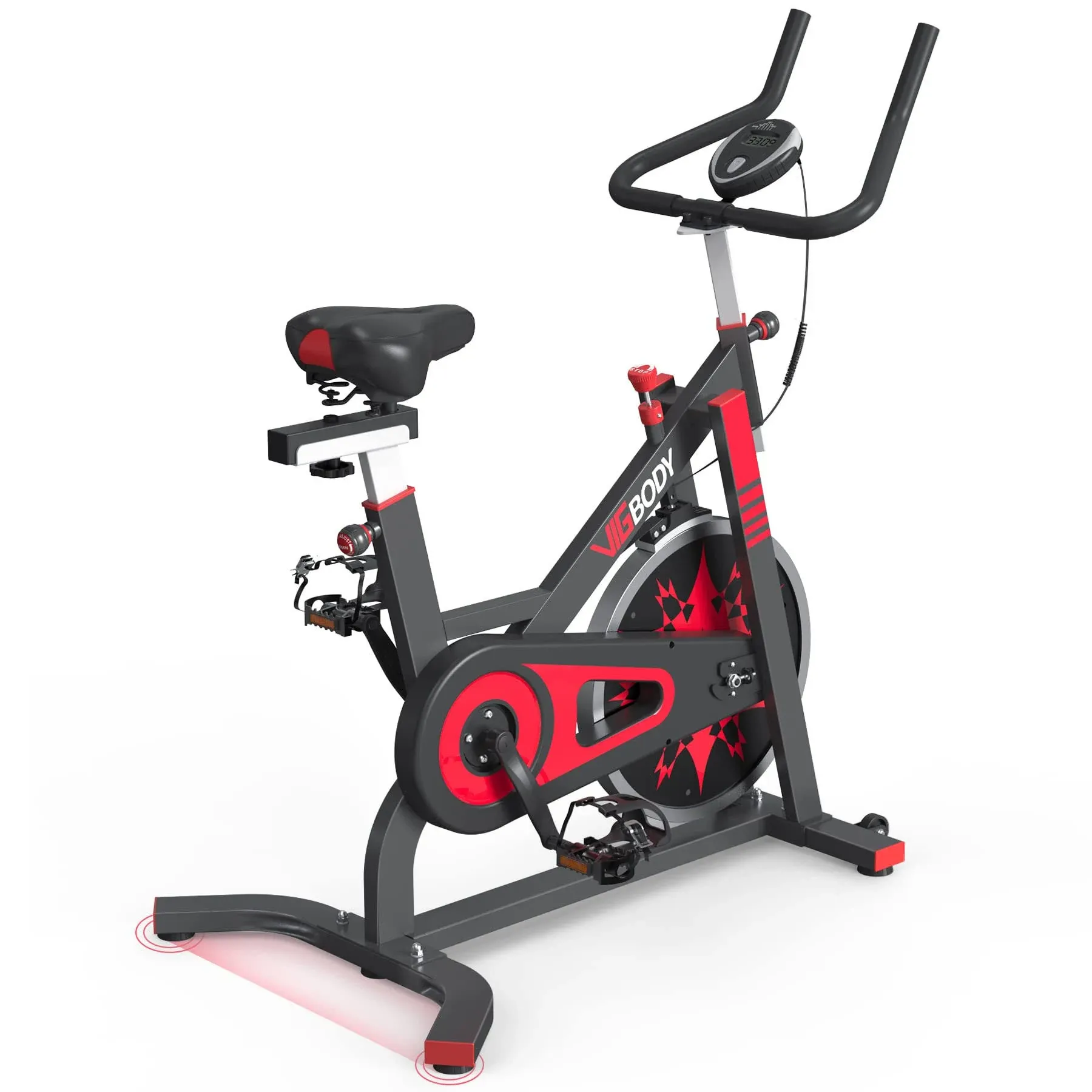 Fitness Exercise Bike Indoor Cycling Stationary Bicycle Home Gym Cardio Workout  | eBay