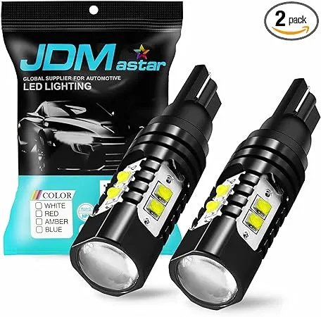 JDM ASTAR Super Bright Max 50W High Power 912 921 White LED Bulb For Backup Reverse Lights