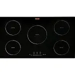 VEVOR LI5-01 Induction Stove Top 9200W Multifunctional Burner 1, 36in 5 Burners/220V, Black