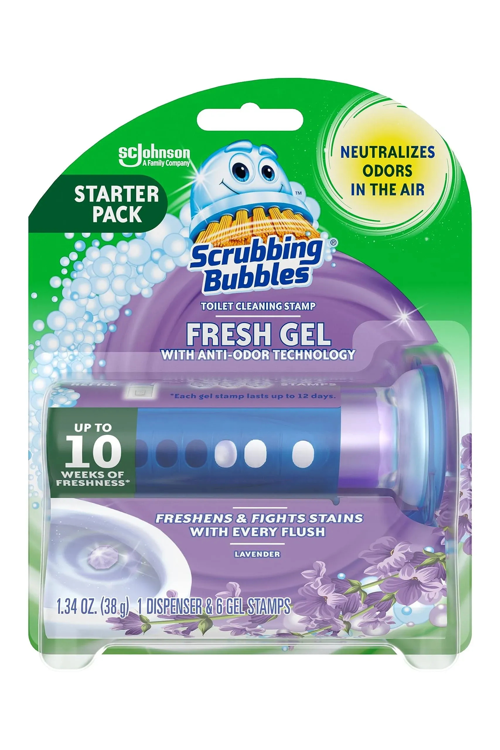 Scrubbing Bubbles Toilet Cleaning Gel - Lavender