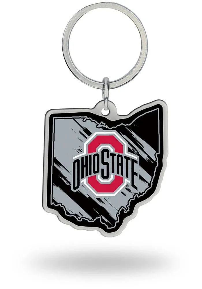 Rico Industries NCAA State Shape Keychain