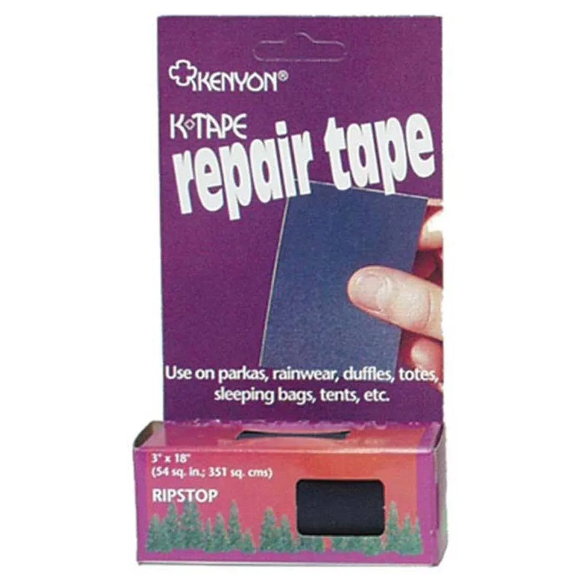 Kenyon Repair Ripstop Tape, Black