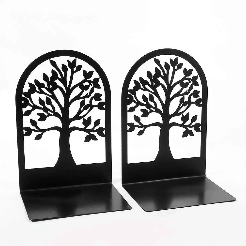 rongji Jewelry Creative Book Ends Bookends Book Ends for Shelves Non Skid Metal ...