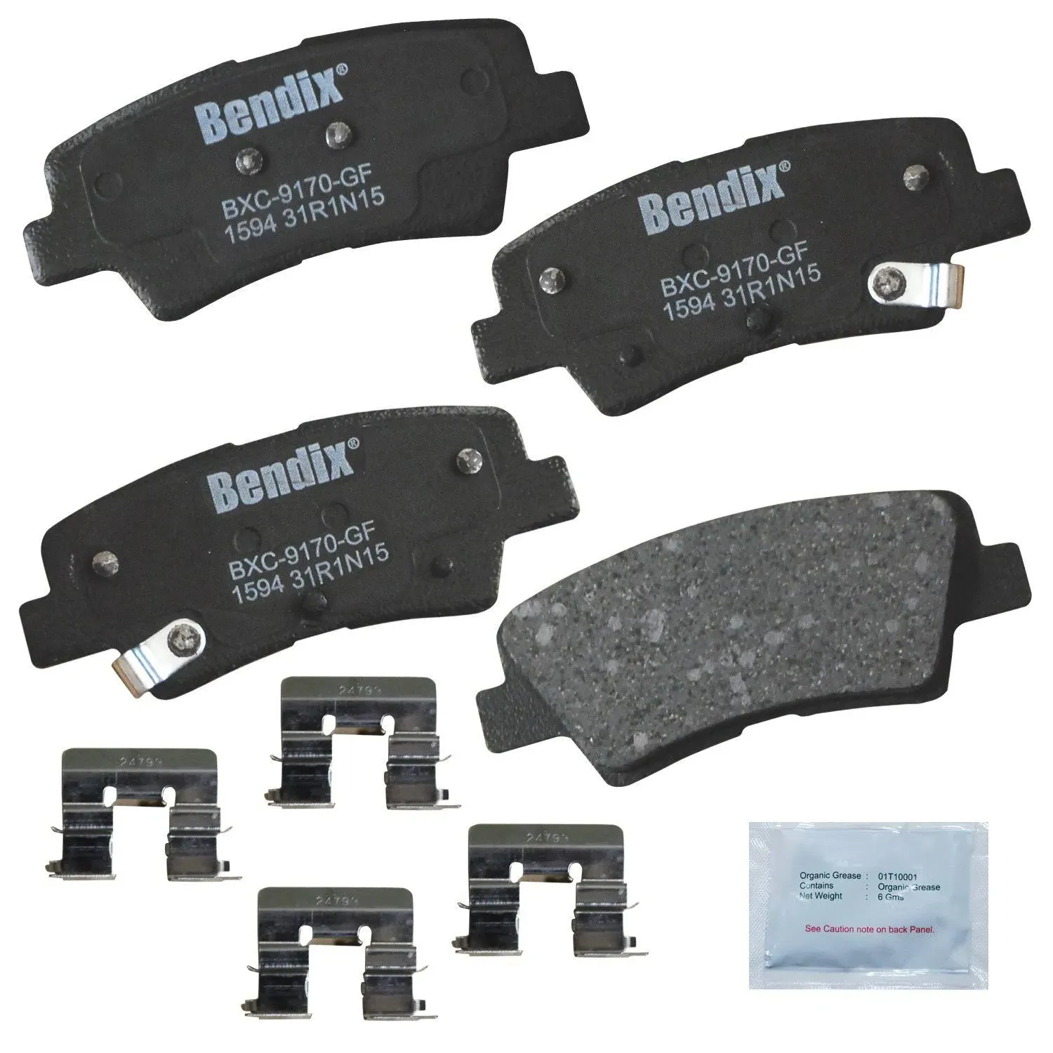 BENDIX Premium Copper Free CFC1594 Disc Brake Pad Set