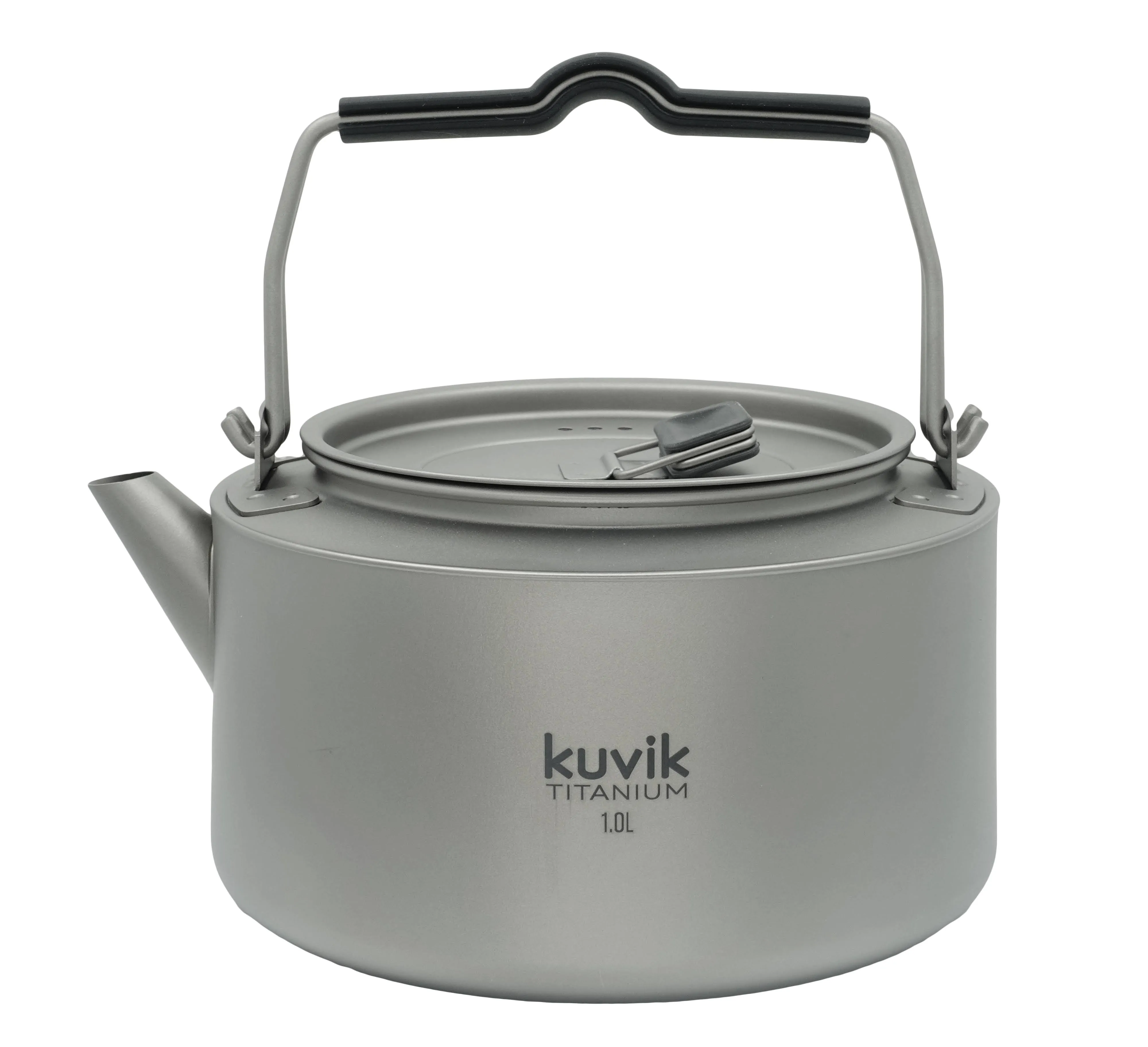 1.0L (33.8 oz) Titanium Kettle - Ultralight &amp; Compact Kettle for Camping