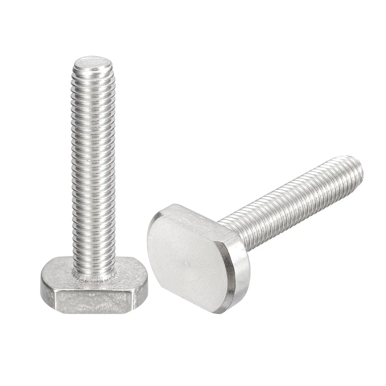 T-Slot Bolts, 2pcs M10x50mm Drop-in Stud Sliding Bolts 304 Stainless Steel