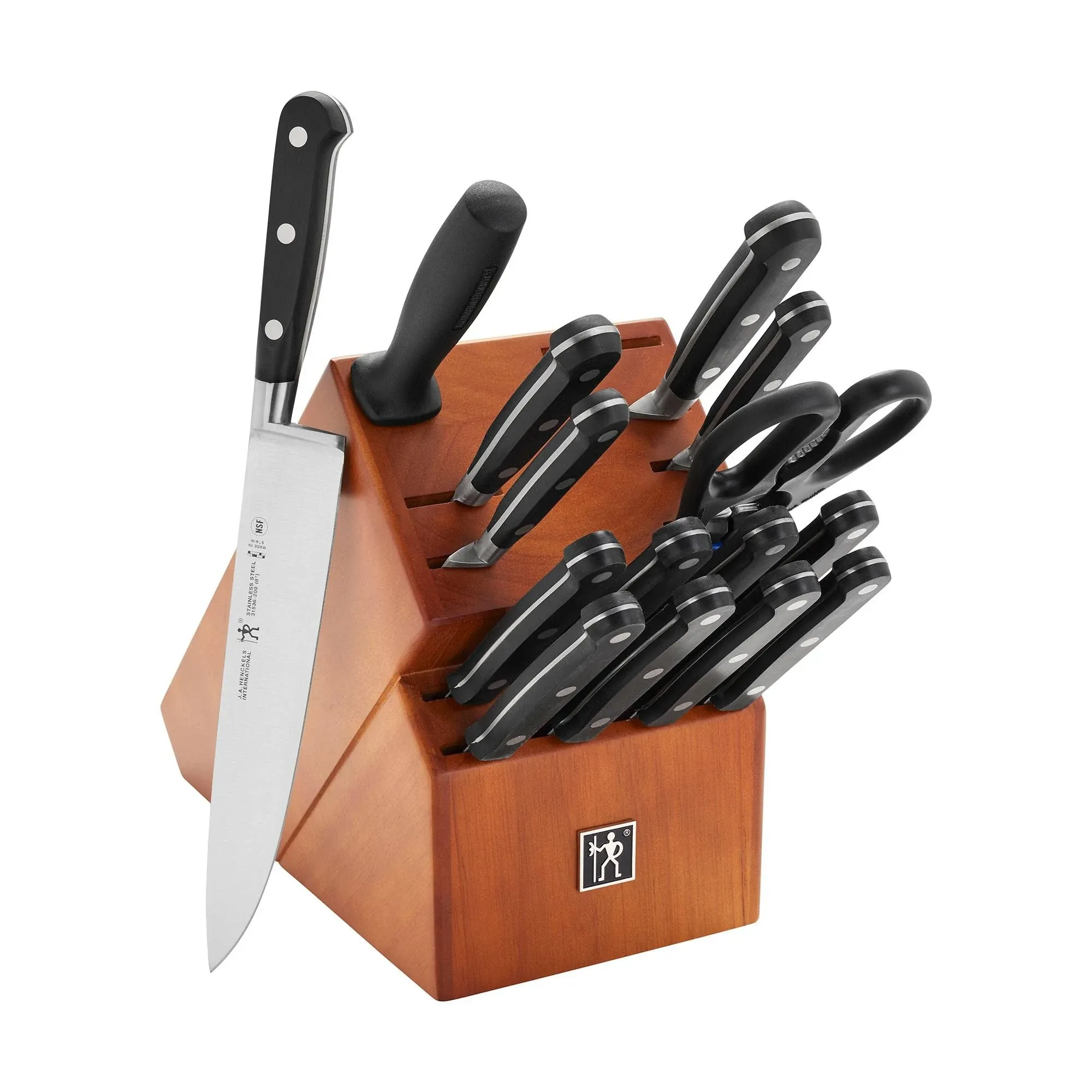 HENCKELS Solution 16-pc Self-Sharpening Knife Block Set