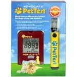 PetTest Glucose Monitoring Kit for Dogs & Cats - Classic Beginner Diabetic Pet Blood Sugar Check Kit - Includes Classic Glucose Meter, 25 Test Strips, 25 Safety Lancets, Soft Carrying Case