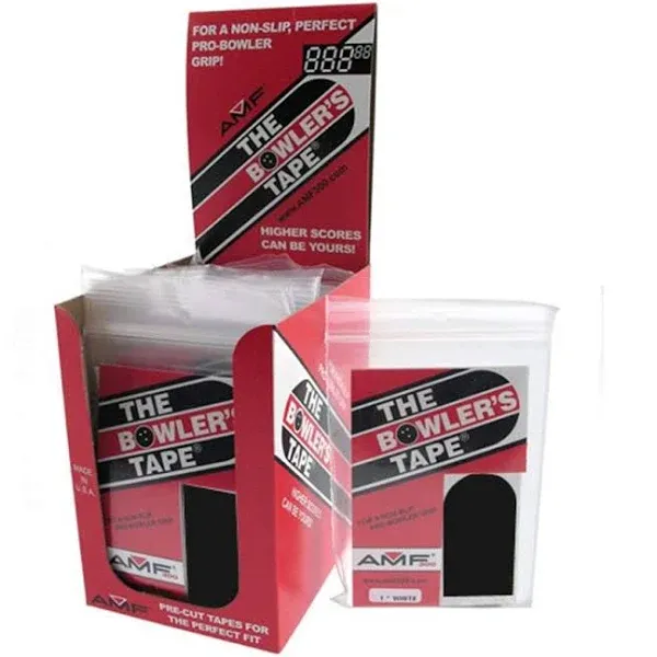 AMF Bowlers Tape Display 30 ct Box of 12 - 3/4&quot; Black