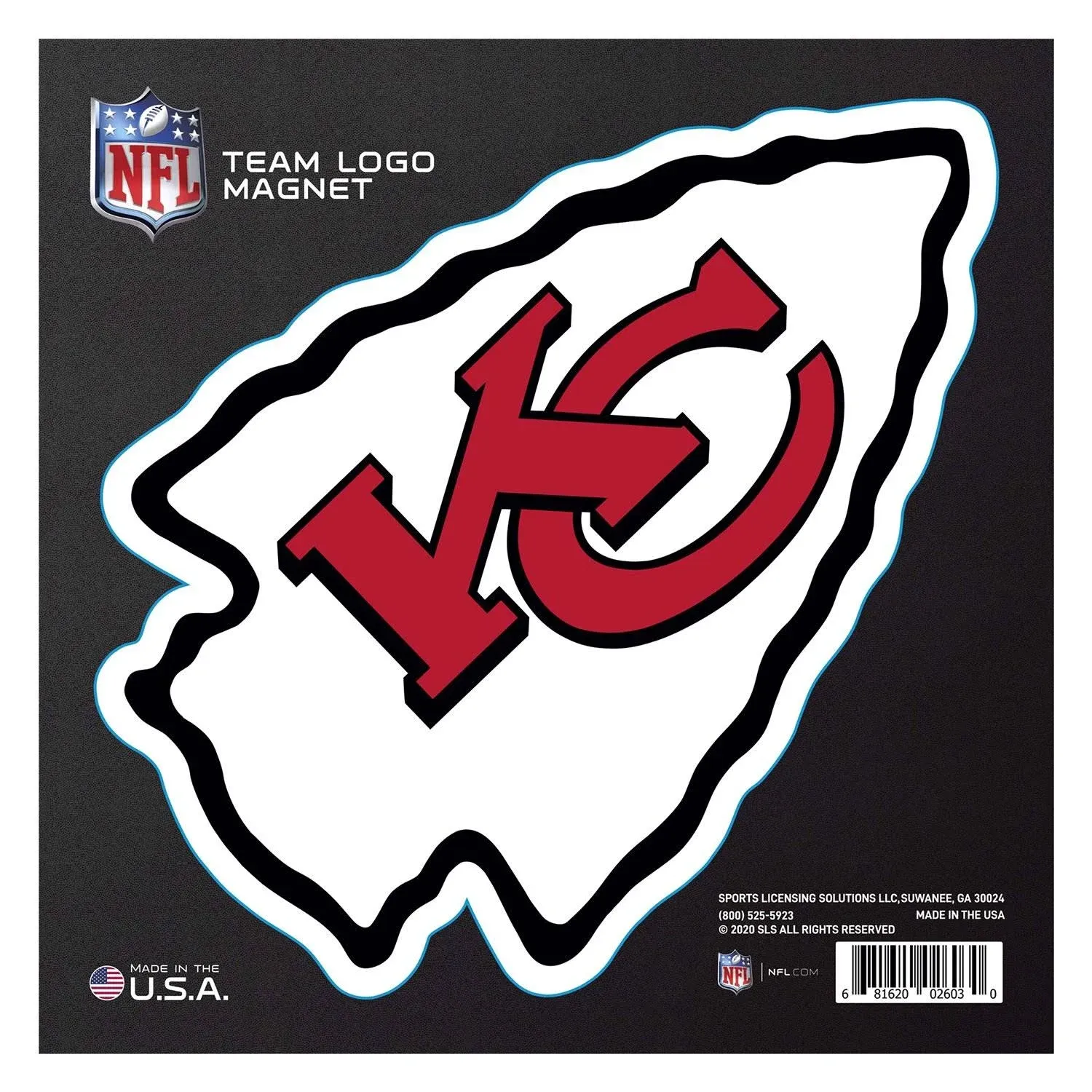 NFL - Kansas City Chiefs Large Team Logo Magnet 10&#034; (8.7329&#034;x8.307<wbr/>8&#034;)