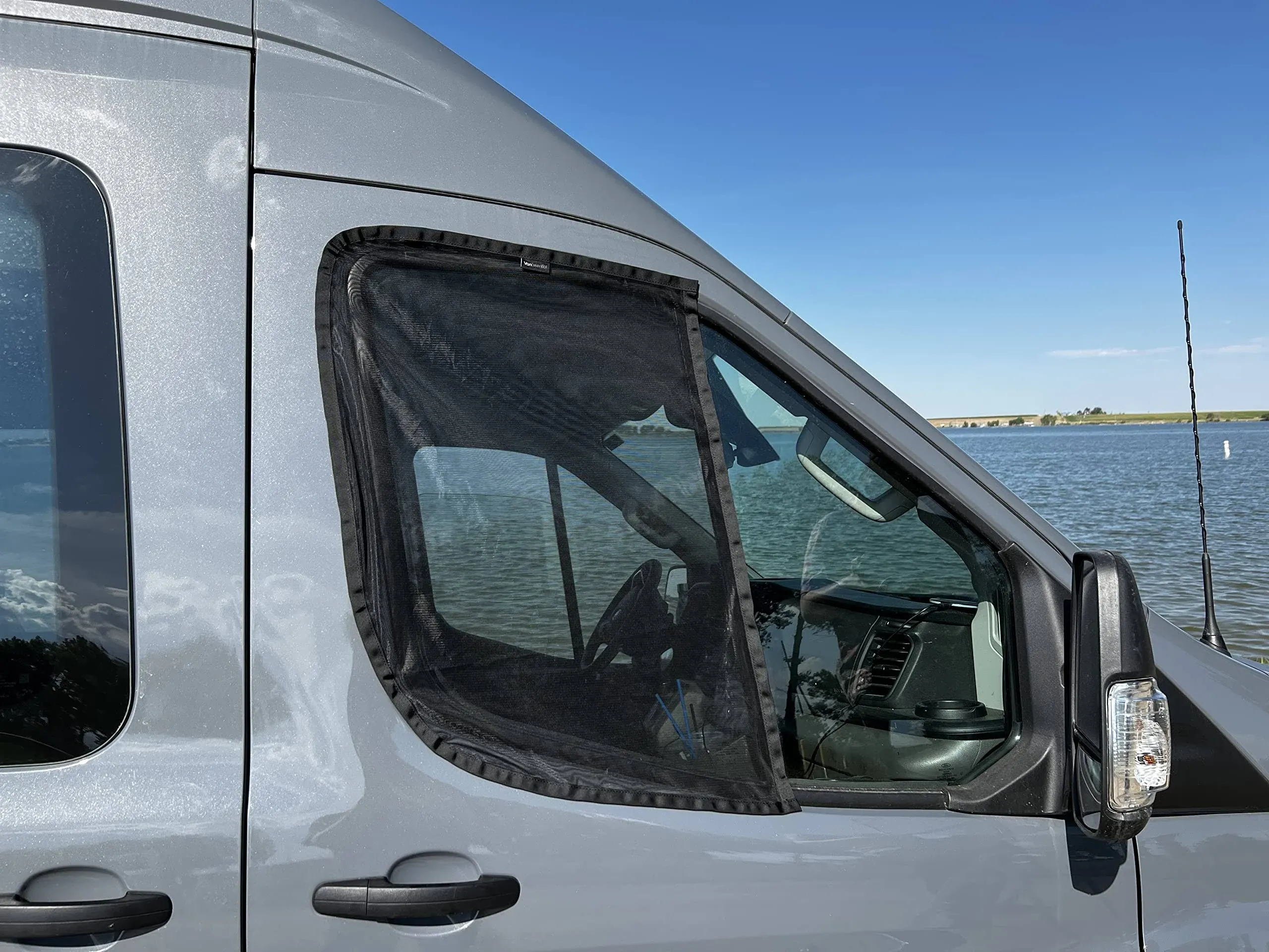 VanEssentials Front Door Bug Screens for Ford Transit