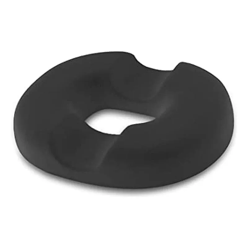 Trickonometry Donut Seat Cushion: Extra Firm Orthopedic Pillow - Tailbone, Lower Back, Hemorrhoid, Bed Sores, Pressure/ Pain Relief, Pregnancy, Postpartum, Surgery, Coccyx, Sciatica, (Grey)﻿