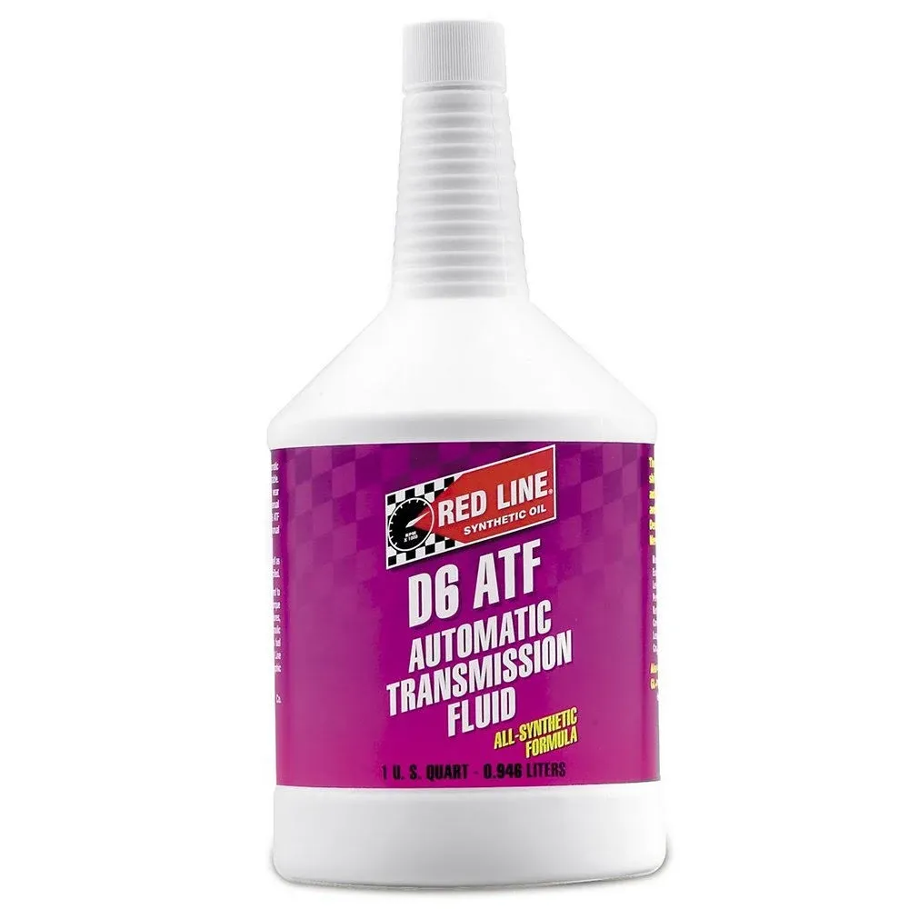 Red Line 30704 D6 Automatic Transmission Fluid - 1 Quart (Pack of 4)