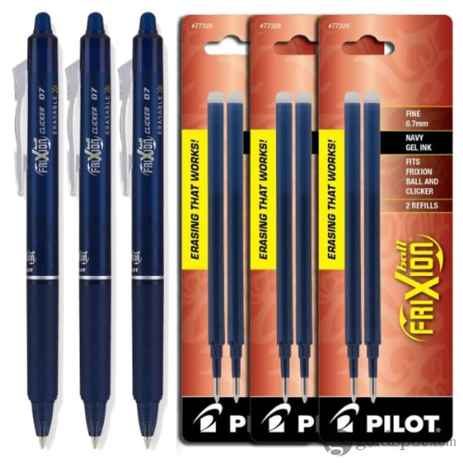 Pilot FriXion Clicker Retractable Gel Ink Pens