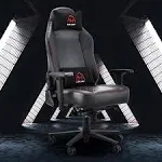 COLAMY Big and Tall Gaming Chair 400lbs-Ergonomic Racing Computer Gamer Chair with Wide Seat, Adjustable 4D Armrest for Adult-Black