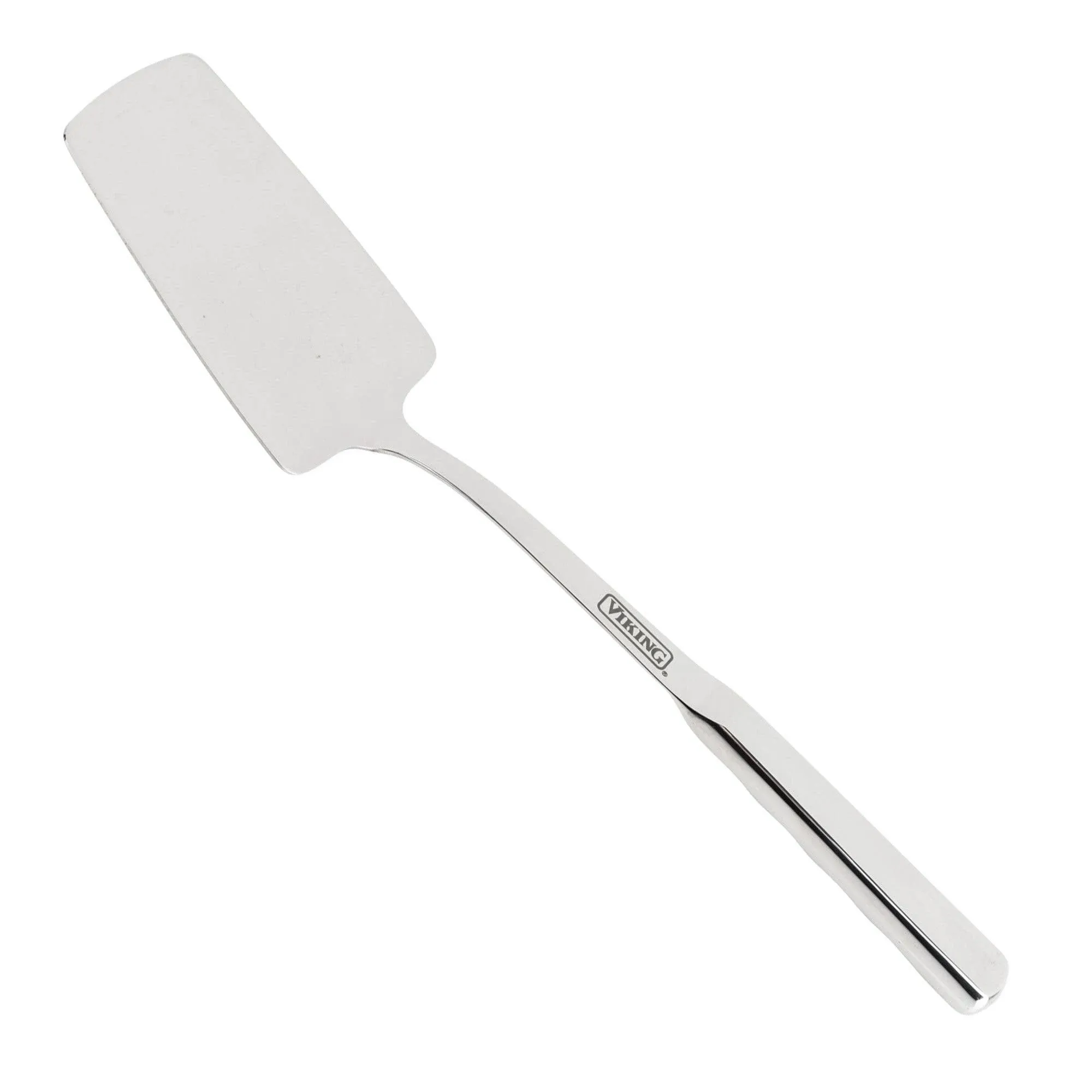 Viking Culinary Solid Forged Stainless Steel Solid Spatula, Ergonomic Stay-cool Handles, Dishwasher Safe