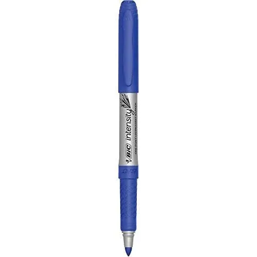 Bic Marking Fine Tip Permanent Marker Deep Sea Blue Dozen GPM11BE