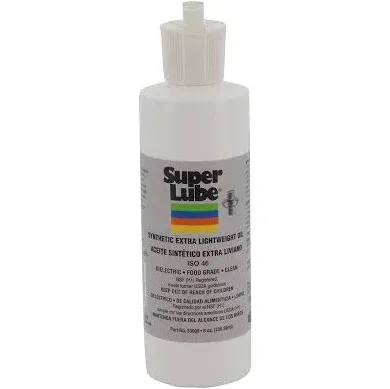 Super Lube 53008 Extra Lightweight Oil - 8 oz Bottle - Food Grade