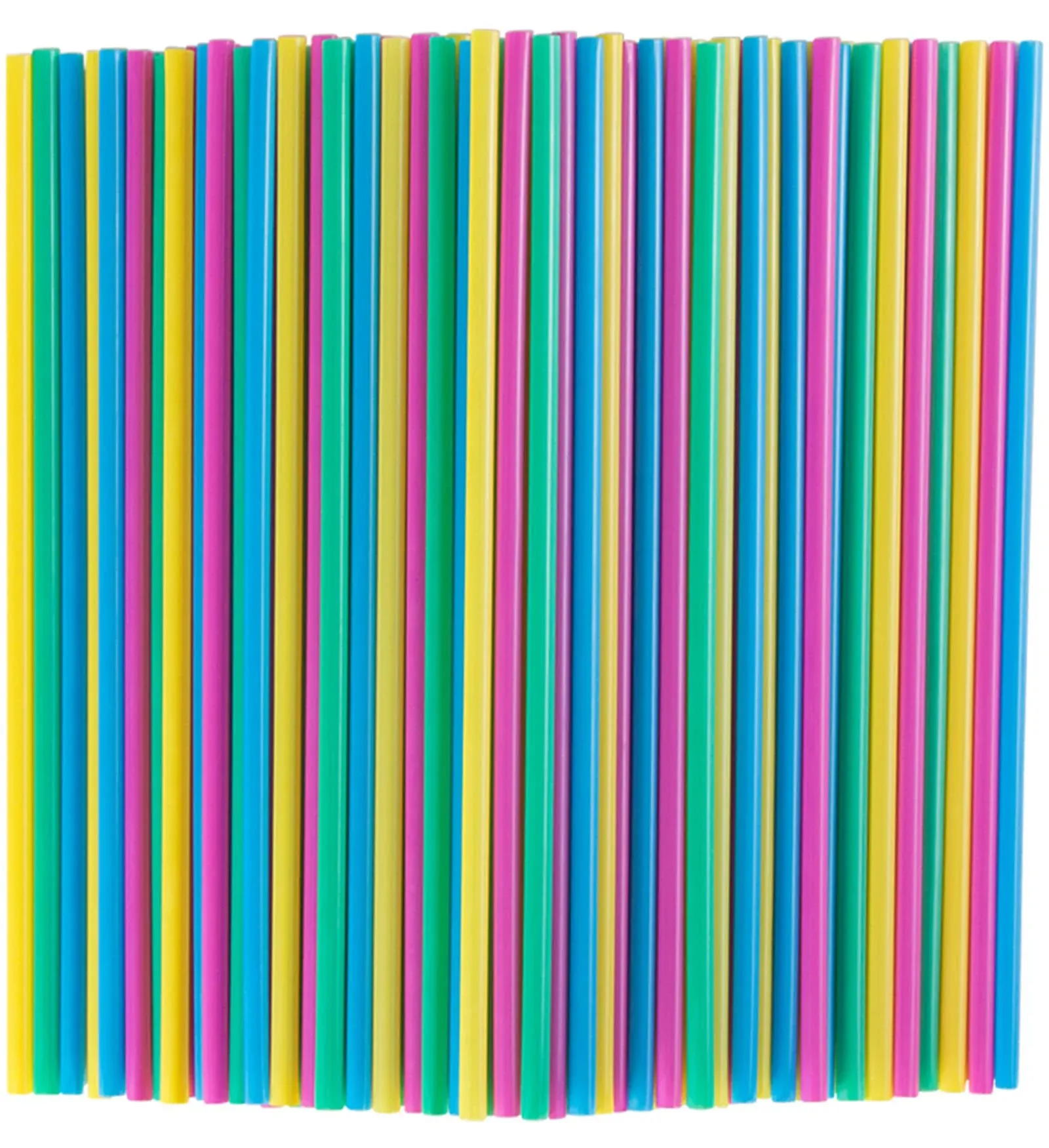 Webake 300 Bulk Pack Colorful Compostable Straws