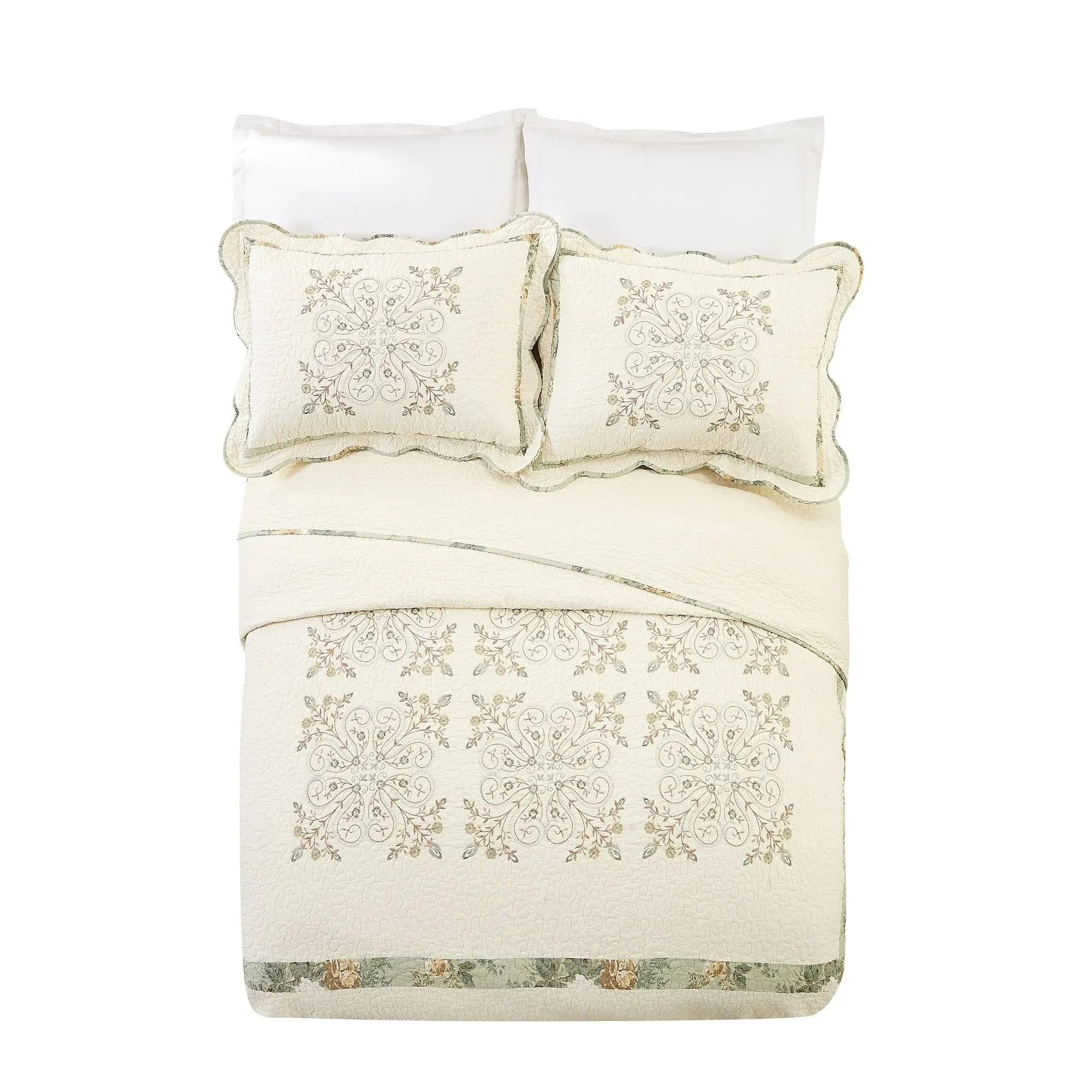 Mary Jane's Home Vintage Treasure Bedspread | King | Cotton