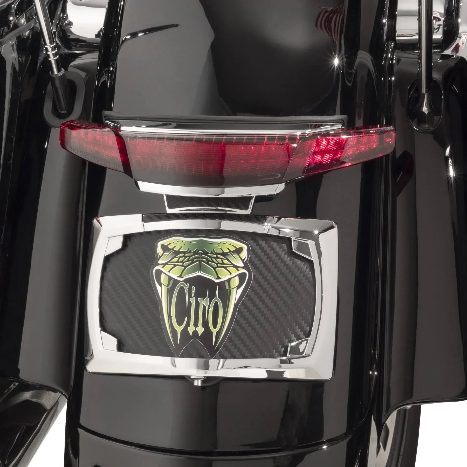 Latitude Taillight and License Plate Mount w/Lightstrike Technology