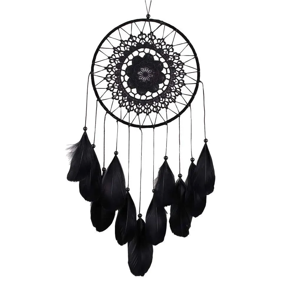 Tellpet Dream Catchers Wall Decoration Black - Black