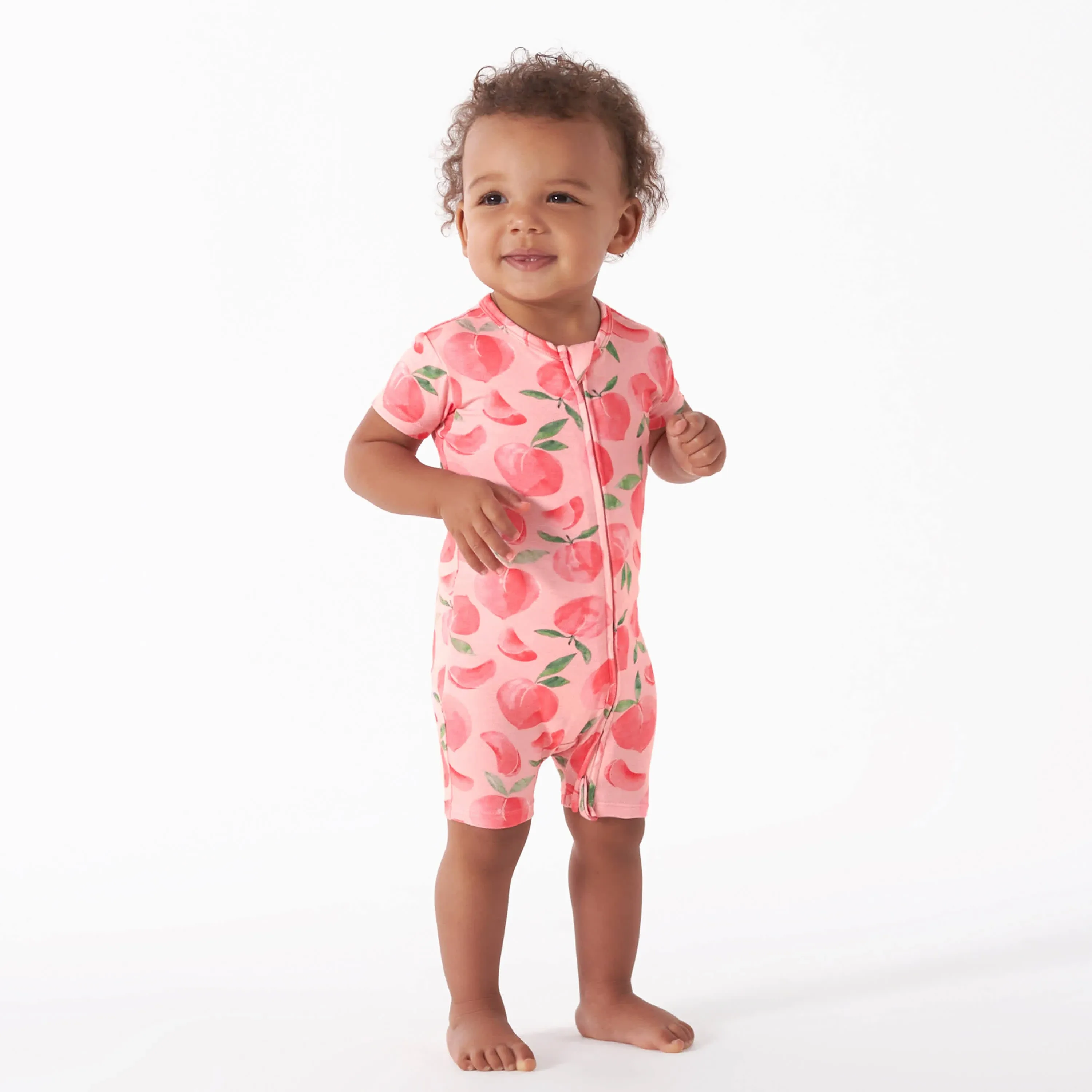 Gerber Unisex Baby Buttery Soft Short Sleeve Romper with Viscose Made from Eucalyptus