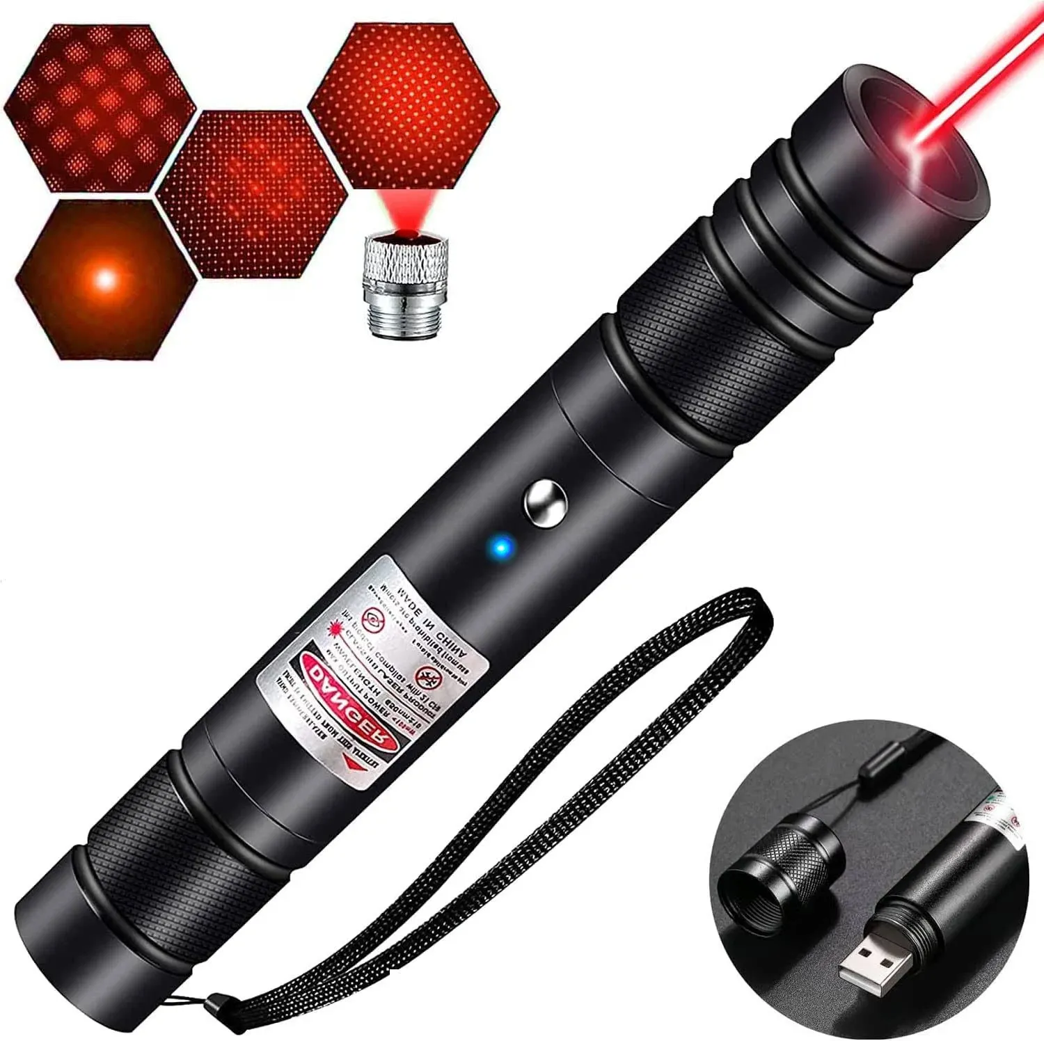 IVVTRYI Red Laser Pointer High Power High Power Laser Pointer Material Upgrade ...