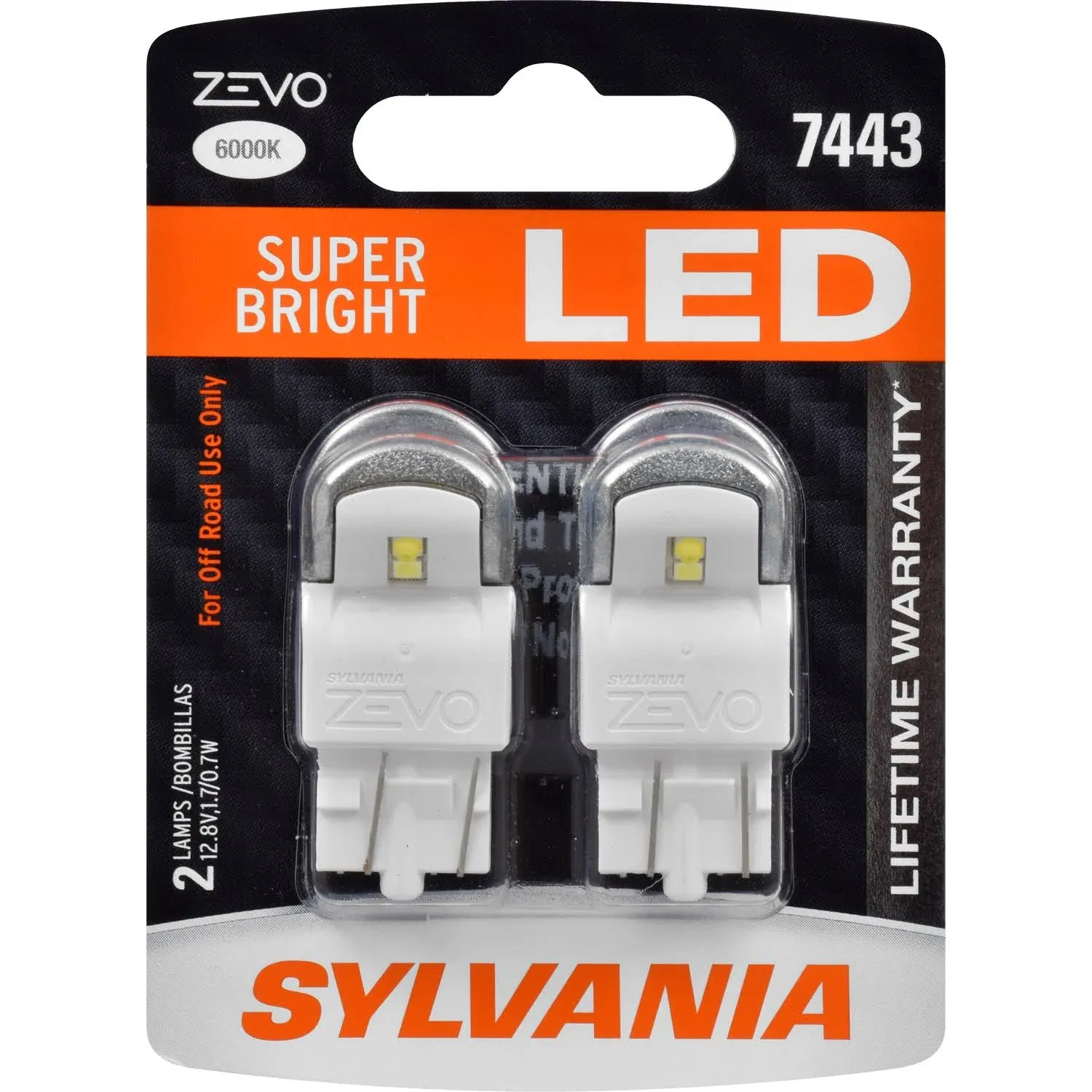 Sylvania 7443 ZEVO LED Automotive Bulb (2 Pack)