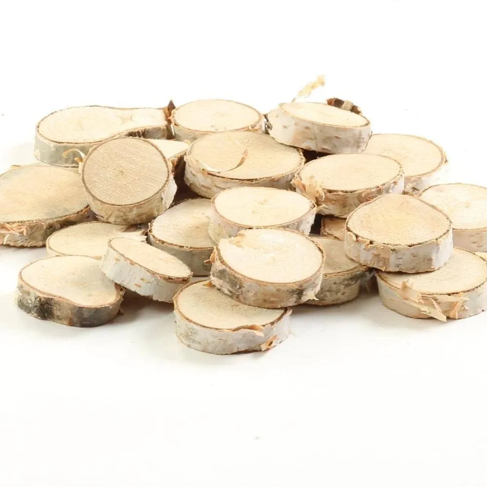 Koyal Wholesale Birch Wedding Disc Rounds, Birch Slices, Real Wood Decorations ...