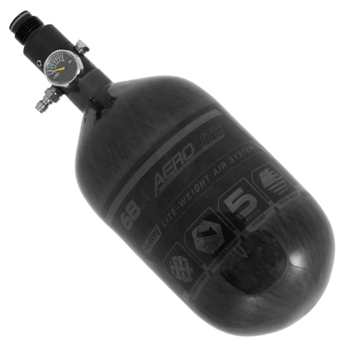 Aerolite Carbon Fiber Tank - 68Ci / 4500Psi - Smoke