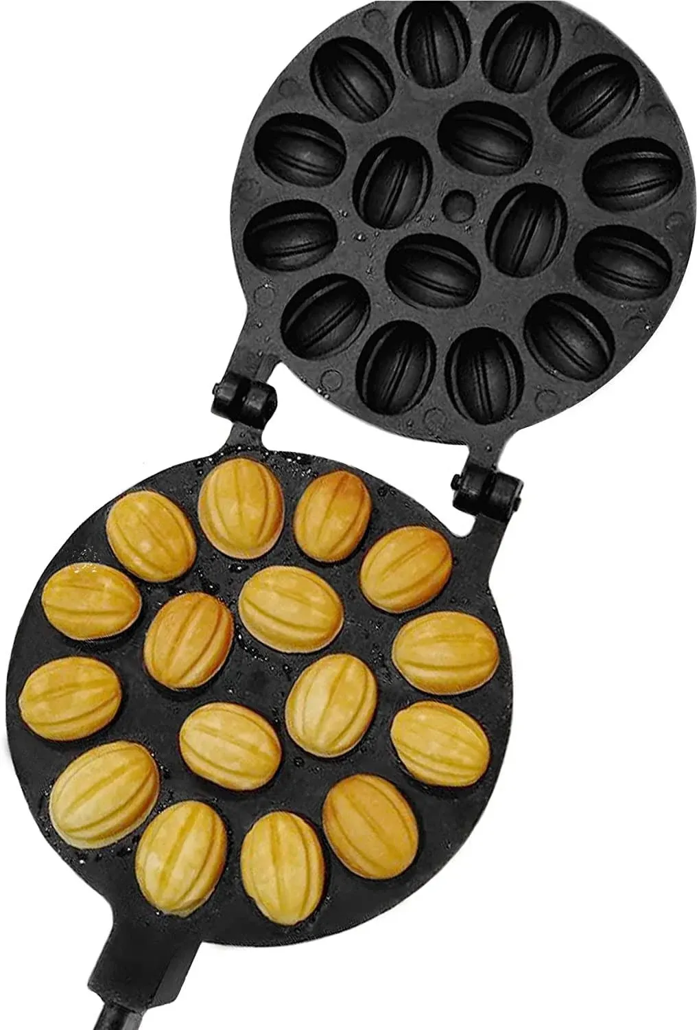 PetriStor Walnut Cookie Mold Maker 16 Halves Non-Stick Cookies Pastry