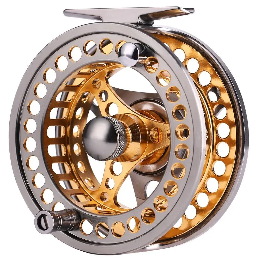 Fly Fishing Reel Large Arbor 2+1 BB with CNC-machined Aluminum Alloy Body