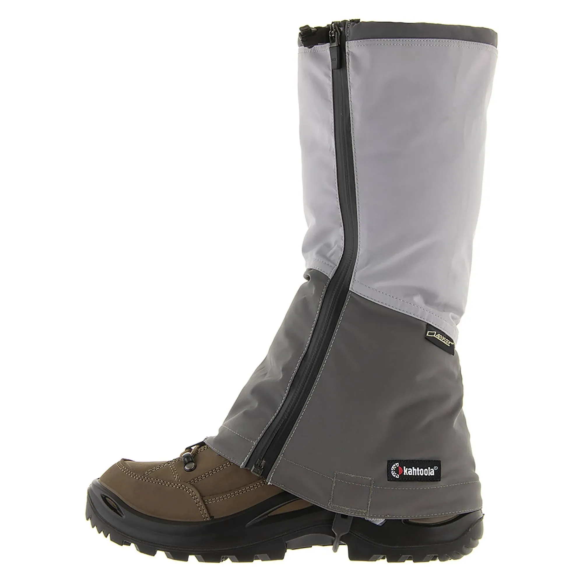 Kahtoola Leva Gaiters Tall GTX - Dark Grey/Light Grey Large