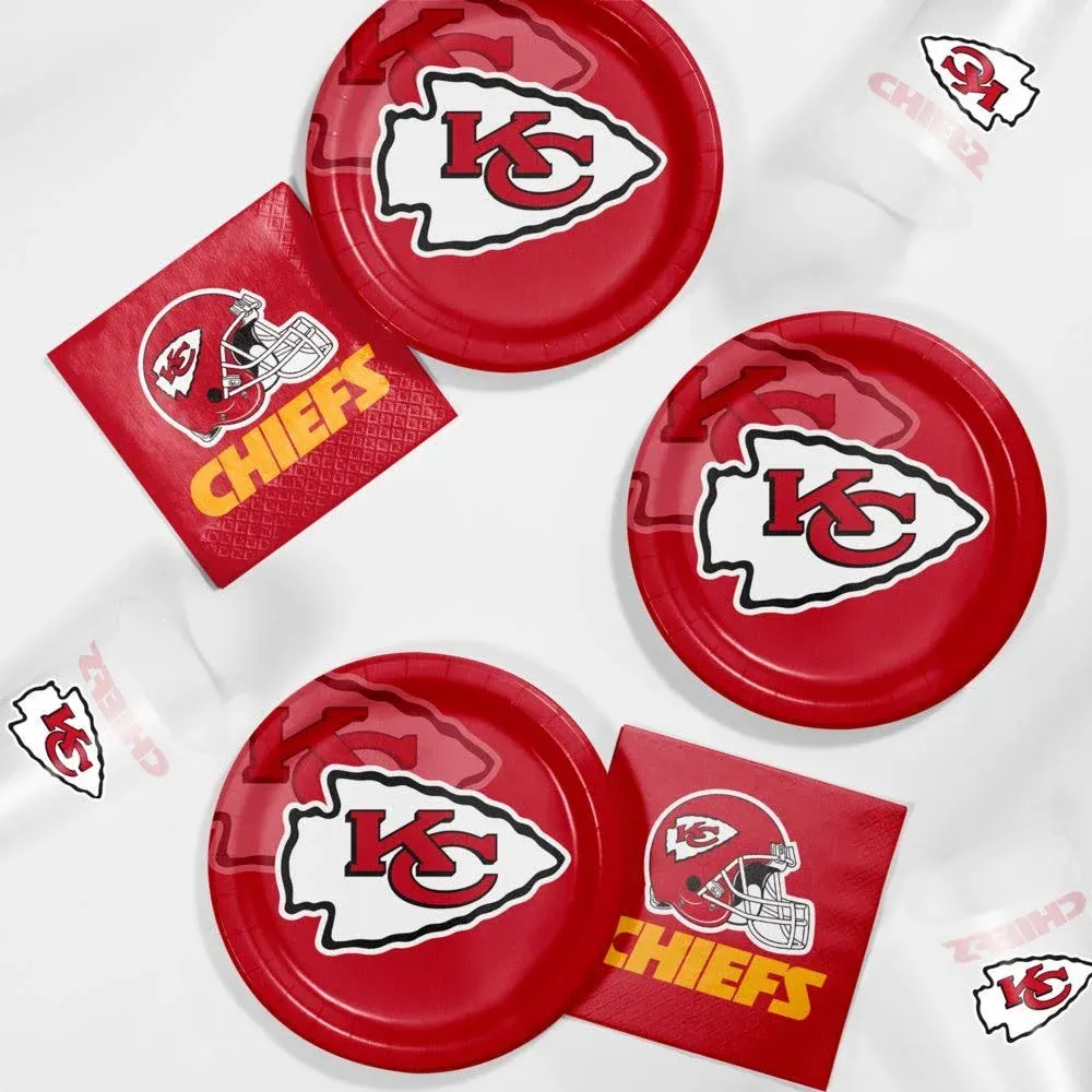 56 Pc. NFL Kansas City Chiefs Tailgating Kit - 8 Guests